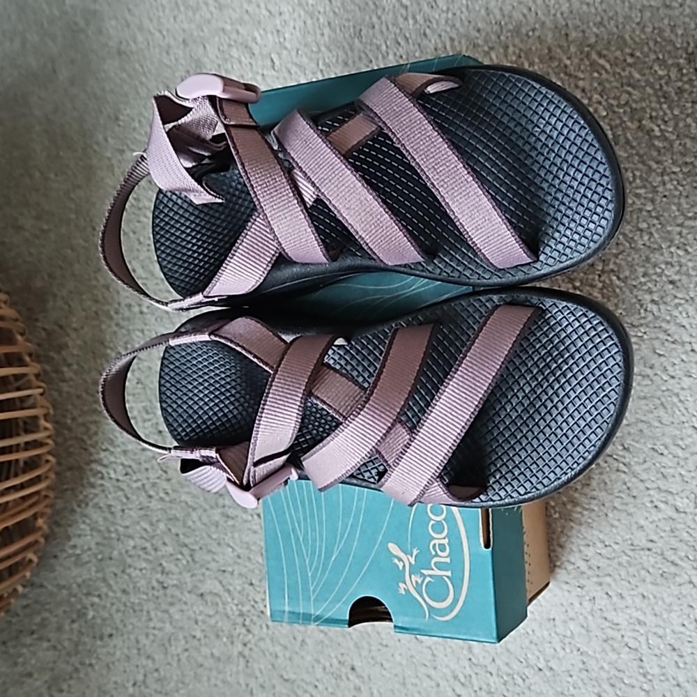 Chaco Banded Z Cloud Sandal, outskirt elderberry,  size 7